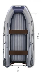 Лодка ПВХ Флагман DK 320 НДНД надувная под мотор